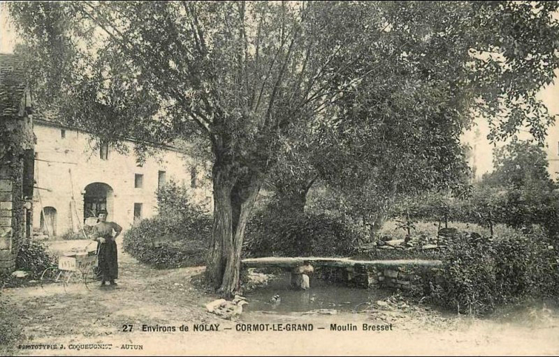 Le moulin Bresset en 1906