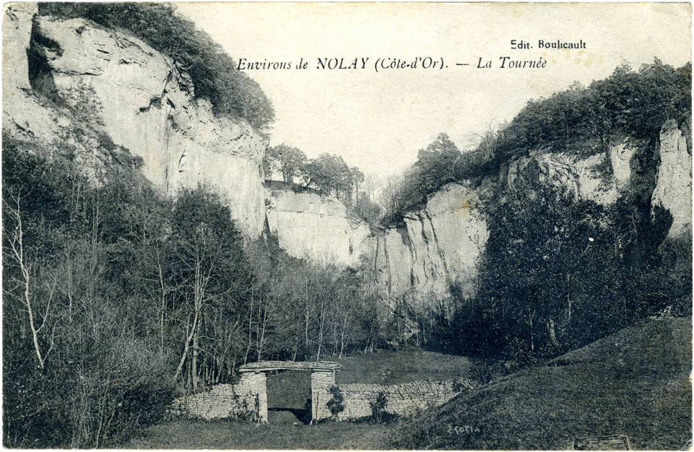 La Tournée, site de la cascade, en 1904