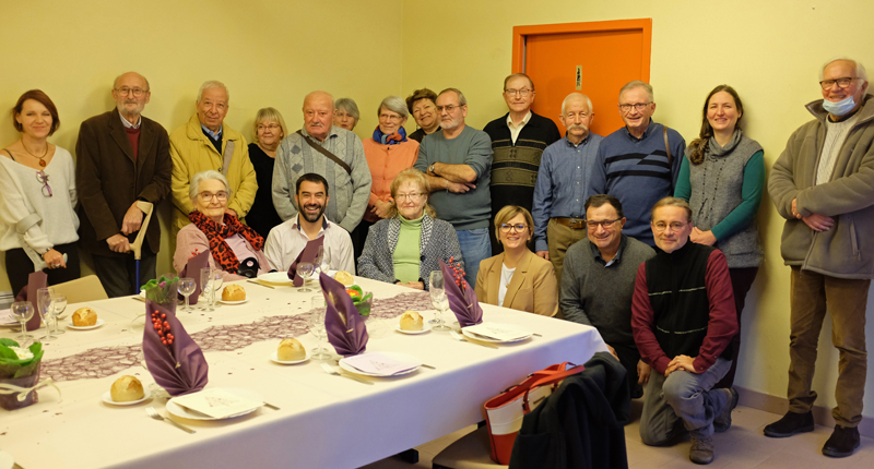 Photo du repas des aînées