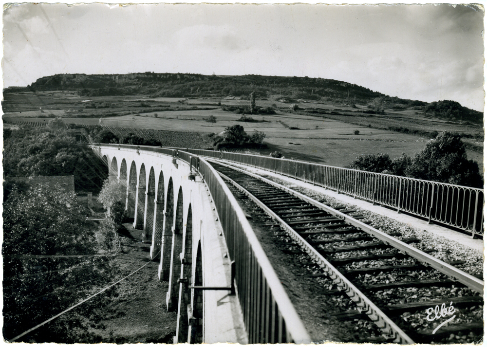 Le Viaduc de Cormot en 1950