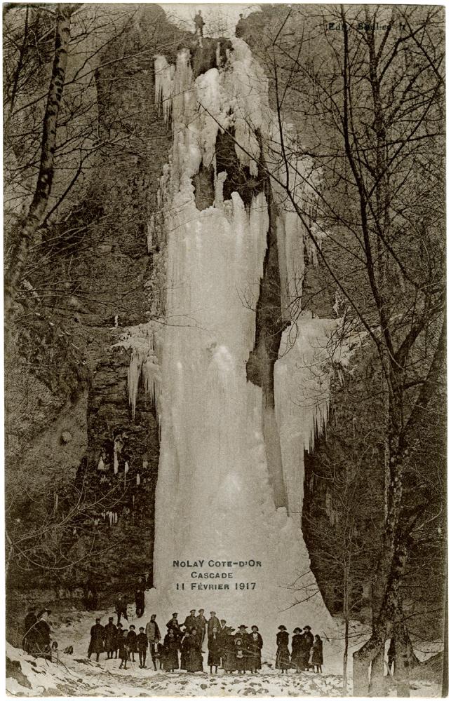 Cascade gelée de la Tournée en 1917